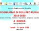 Incontro: Piano Sviluppo Rurale. Ribera, Lun. 11 Apr. ORE 16:30