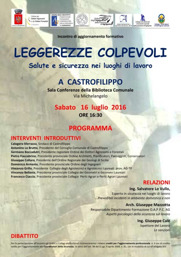 160716-Castrofilippo-Leggerezze colpevoli-Locandina programma DEF