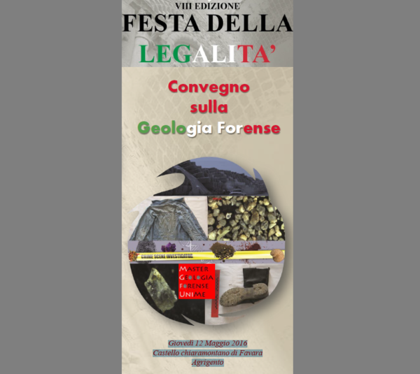 CONVEGNO GEOLOGIA FORENSE 12 MAGGIO 2016 FAVARA